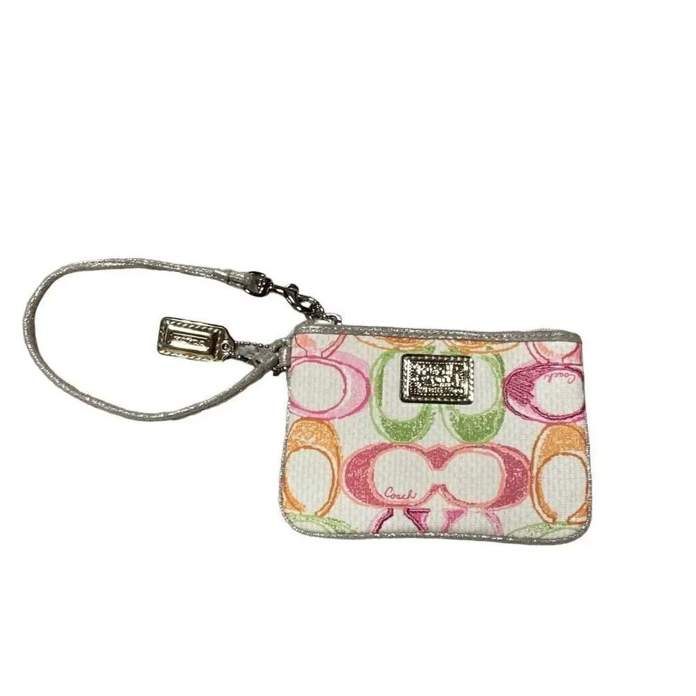 Coach Multi Color Wristlet NEW